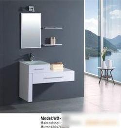 廠家直銷各(ge)款精美(mei)浴(yu)室櫃(gui)，wx-1001展現衛(wei)浴(yu)空間簡約現代(dai)風(feng)