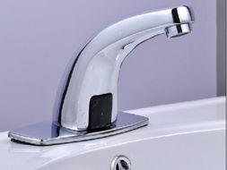 申(shen)浦(pu)衛(wei)浴廠家直銷 純銅(tong)感應水(shui)龍(long)頭38101，智能(neng)衛(wei)生潔具優選